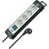 Brennenstuhl Premium-Line 4-fach 5 m schwarz/lichtgrau
