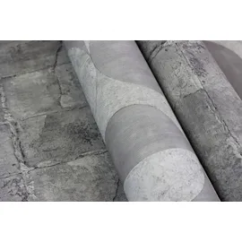 Rasch Textil Vliestapete Concrete 10,05 m x 0,53 m 520156 Grau/Braun