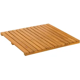 vidaXL Badematte Uni Braun 50 x 50 cm