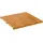 vidaXL Badematte Uni Braun 50 x 50 cm