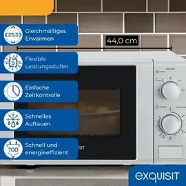 Exquisit MW802 silber