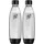 Sodastream Fuse PET-Flasche 2 x 1 l schwarz