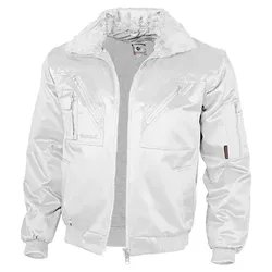 Pilotenjacke 4in1 einfarbig - XL - Weiß