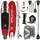 Brunelli 10,8 Windsurf SUP Woven X Fusion Double Layer 10,8 x 76 x 15 cm rot
