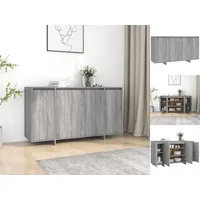 VidaXL Sideboard Grau Sonoma 135x41x75 cm Holzwerkstoff