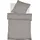 FLEURESSE Colours Uni Grau 200 x 200 cm + 2 x 80 x 80 cm