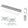 Belrad Universalheizkörper 900 x 400 mm 1334 W weiß Mittelventil