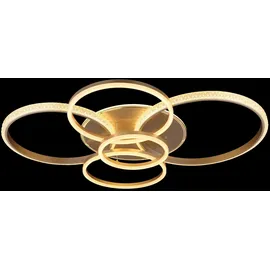 GLOBO LED-Deckenleuchte Lorelei champagnerfarben