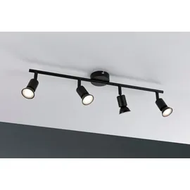Paulmann Carolina 4-flg. schwarz matt