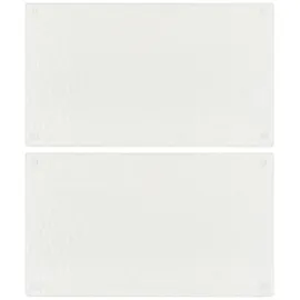 vidaXL Schneidebretter 2 Stk. Transparent Blasenmuster Hartglas