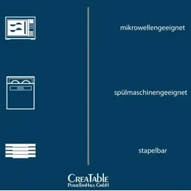 CreaTable Celebration Kombiservice 50-tlg. weiß