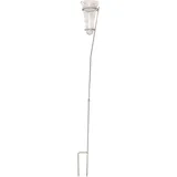 Esschert Design Regenmesser in transparent/silber | Gr.: onesize