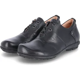 THINK! KONG chromfrei gegerbte nachhaltige Halbschuhe, SCHWARZ 43