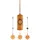 Sonic Energy Meinl Sonic Energy Cosmic Bamboo Chime Sol – Klangspiel Tag, 432 Hz – Für Meditation, Therapie, zur Dekoration – Inkl. Ersatzpendel (CBCSOL)