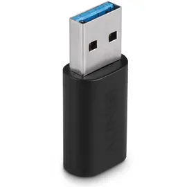 Lindy USB-A auf USB-C Adapter Schwarz