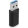 Lindy USB-A auf USB-C Adapter Schwarz