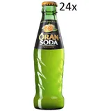 24x Oransoda Campari Group Orange Soda Orangensaftgetränk Glasflasche 200ml