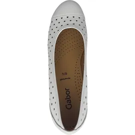 Gabor Ballerinas in weiß, / 5.5 UK - 38.5