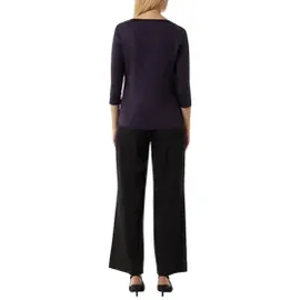 Comma, T-Shirt, lila, 36