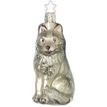 INGE-GLAS Christbaumschmuck Wolf