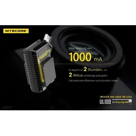 Nitecore UL109 - für Leica Cameras