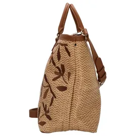 Valentino Kore Shopper Synthetik Beige/Braun