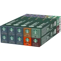STARBUCKS Espresso Roast Variety Pack by Nespresso, Kaffeekapseln 10 x 10 (100 Kapseln)