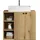 WELLTIME Waschbeckenunterschrank Amrum 90 x 79 x 53 cm Braun