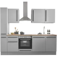 BASIC by Balculina Winkelküche L-Form 250 cm grau