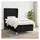 vidaXL Boxspringbett 100 x 200 cm Schwarz