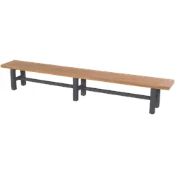 Hartman Sophie Yasmani Bank Aluminium/Teak 300 cm - Xerix