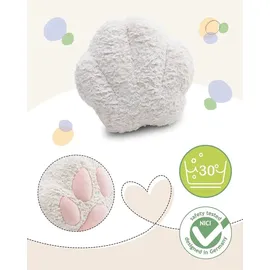 NICI Kissen Pfote 35 x 35 cm Weiß
