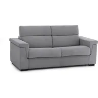 2-sitzer Schlafsofa Odilia, Schlafsofa Fürs Wohnzimmer, Gepolstert, Abnehmbar, 100 % Made In Italy-qualität, 205x95 H100 Cm, Grau - Dmora