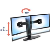 Ergotron Neo-Flex Dual Lift Standfuß für 2 Monitore Schwarz