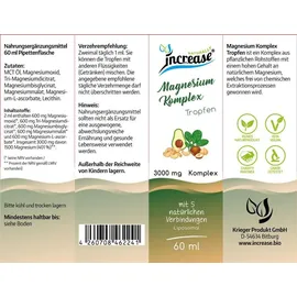 increase naturally Liposomaler Magnesium Komplex Tropfen 180 ml