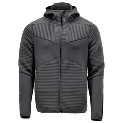 22603-681 Fleece Kapuzensweatshirt mit Reißverschluss, anthrazitgrau, S