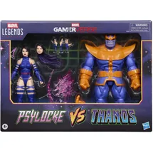 Marvel Press Marvel Legends Series Gamerverse Psylocke vs Thanos Action-Sammelfiguren, Violett