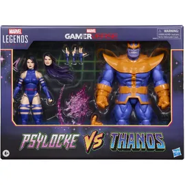 Marvel Press Marvel Legends Series Gamerverse Psylocke vs Thanos Action-Sammelfiguren, Violett