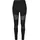 URBAN CLASSICS Flock Lace Inset Big Leggings Black 4XL