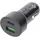 goobay Dual-USB Auto-Schnellladegerät USB-C PD Power Delivery, QuickCharge, 12 - 24V