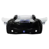 aea Kinderbett Polizei Auto 235 x 62 x 230 cm Holz weiß