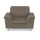 DOMO collection Sessel Franzi Polyester 120 x 81 x 97 cm Beige