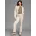 Ocean Sportswear Freizeitanzug OCEAN SPORTSWEAR, Damen, Gr. 42, beige, angeraute Sweatware, Obermaterial: 60% Baumwolle, 40% Polyester. Bündchen: 95% Baumwolle, 5% Elasthan.
