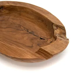 Runde Schale - Braun Rund Holz Amadeus 33.5x49.5 cm