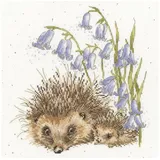 Bothy Threads The Home Of Happy Stitching Kreuzstich Stickpackung, Liebe und Igel