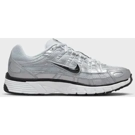 Nike P-6000 Damen White/Metallic Silver/Pure Platinum/Black 40,5