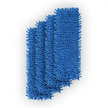 BestLivings Bodenwischer Ersatzbezug Mikrovelour Chenille Blau 4er Pack