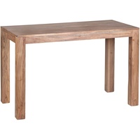 Esstisch Massivholz MUMBAI Akazie 120 cm Esszimmer-Tisch Holztisch Design Küchentisch Landhaus-Stil dunkel-braun