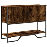 vidaXL Konsolentisch Räuchereiche 100x35x74,5 cm Holzwerkstoff