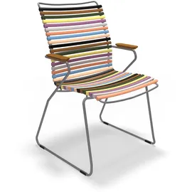 Houe CLICK Gartenstuhl 60,5 x 60,5 x 92,5 cm grau/multicolor 1 St.